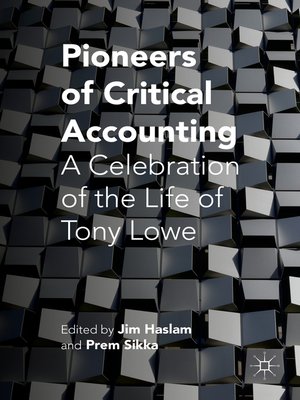 cover image of Pioneers of Critical Accounting
